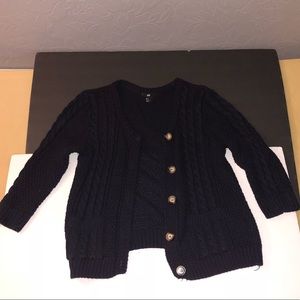 H&M 3/4 button up Sweater